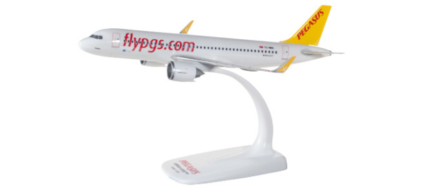 herpa wings 1/200 (プラスチック製) A320neo ペガサス航空 TC-NBA ※スナップフィット