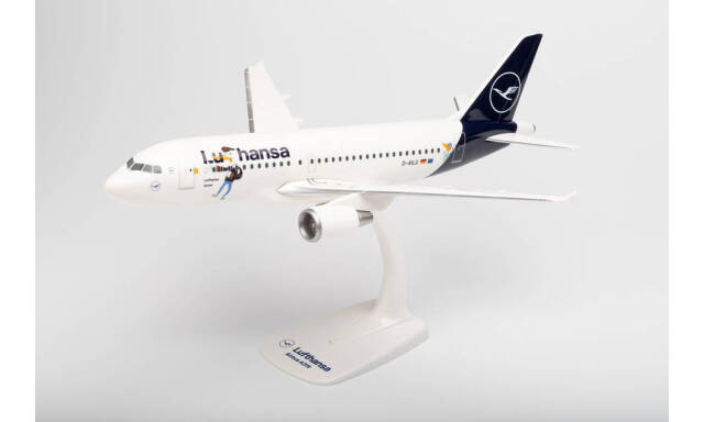 herpa wings 1/100 (プラスチック製) A319 ルフトハンザ航空 "Lu"D-AILU "Verden" ※スナップフィット