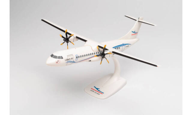 herpa wings 1/100 (プラスチック製) ATR-72-500 リューベックエアー D-ALBC ※スナップフィット
