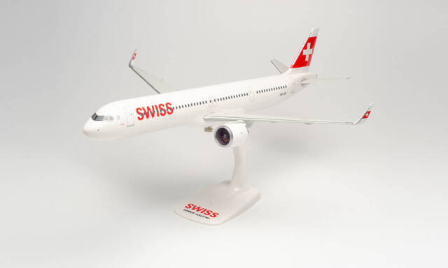 herpa wings 1/100 (プラスチック製) A321neo スイス インターナショナル航空 HB-JPA “Stoos“ ※スナップフィット