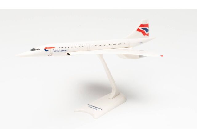 herpa wings 1/250 (プラスチック製) コンコルド ブリティッシュエアウェイズ G-BOAC ※スナップフィット