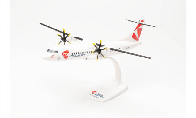 herpa wings 1/100 (プラスチック製) ATR-72-500 チェコ航空 OK-NFV ※スナップフィット