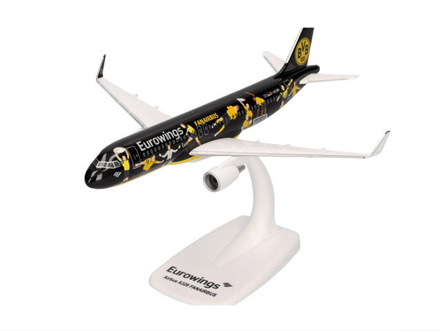 herpa wings 1/200 (プラスチック製) A320 ユーロウイングス “BVB Fanairbus” D-AEWM ※スナップフィット