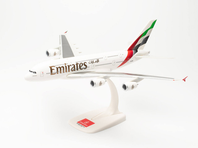 herpa wings 1/250 (プラスチック製) A380 エミレーツ航空 A6-EOE 2023年新塗装 ※スナップフィット