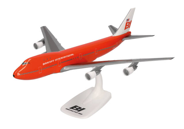 herpa wings 1/250 (プラスチック製) 747-100 ブラニフ航空 “Big Pumpkin” N601BN ※スナップフィット