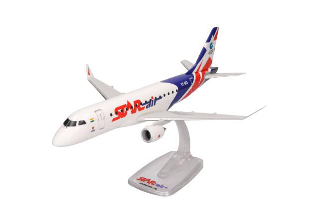 herpa wings 1/100 (プラスチック製) E175 スター・エアー VT-GSL ※スナップフィット