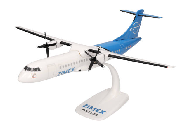herpa wings 1/100 (プラスチック製) ATR-72-200F ジメックス・アヴィエーション HB-ALL ※スナップフィット