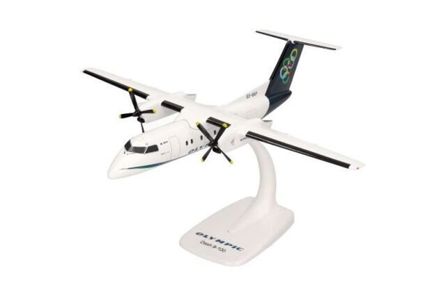 herpa wings 1/100 (プラスチック製) DHC-8-100 オリンピック航空 SX-BIP ※スナップフィット