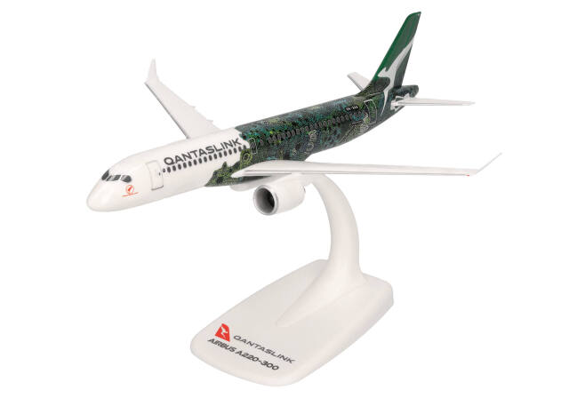 [予約]herpa wings 1/200 (プラスチック製) A220-300 カンタスリンク "Minyma Kutjara Tjukurpa" VH-X4A ※スナップフィット