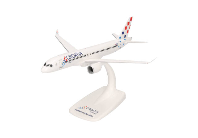 [予約]herpa wings 1/200 (プラスチック製) A220-300 クロアチア航空 "Zagreb" 9A-CAE ※スナップフィット