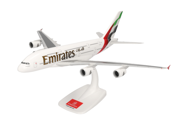 [予約]herpa wings 1/250 (プラスチック製) A380 エミレーツ航空 A6-EOH ※スナップフィット