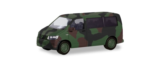 herpa Cars&Trucks 1/87 フォルクスワーゲン T6 バス カモフラージュ Bundeswehr