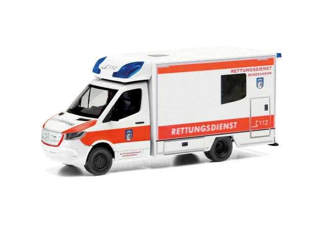 herpa Cars&Trucks 1/87 メルセデスベンツ スプリンター 18 Fahrtec RTW ドイツ連邦軍