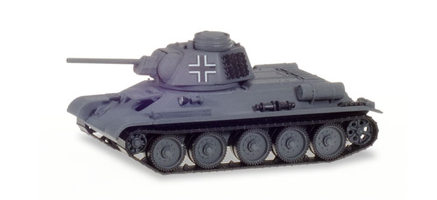 herpa Cars&Trucks 1/87 T-34/76 german commandant dome