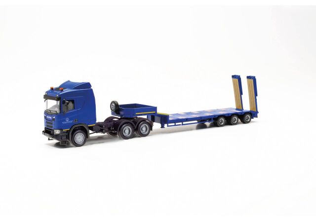 herpa Cars&Trucks 1/87 スカニア CR ND ローボーイ セミトレーラー “Defense Technology Office for Minitions and Weapons”