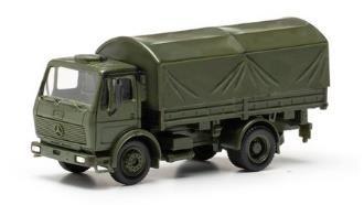 herpa Cars&Trucks 1/87 メルセデスベンツ NG 5t 防水シート付 平台トラック 2軸 "Bundeswehr" (ドイツ軍)