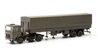 herpa Cars&Trucks 1/87 MAN F8 キャンバスセミトレーラー "Bundeswehr"(ドイツ軍)