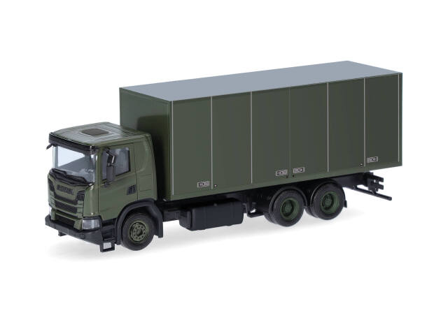 CITYロゴ付き緑色トラックミニカー Tiny City No.193 いすゞ Nシリーズ ショベルクレーン付き
