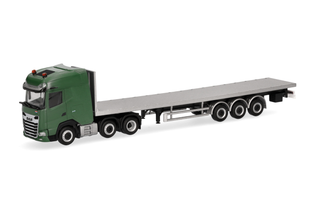 [予約]herpa Cars&Trucks 1/87 (プラスチック製) DAF XG フラットベッド セミトレーラー "オランダ陸軍"