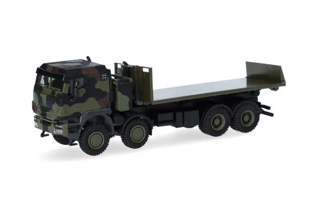 [予約]herpa Cars&Trucks 1/87 (プラスチック製) イベコ トラッカー 8x8 ロールオフコンテナトラック