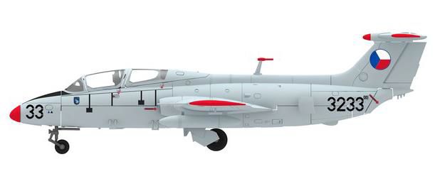 herpa wings 1/72 (プラスチック製) L-29 Delfin チェコ空軍 第341訓練隊 パルドゥビツェ空軍基地 1998 #3233