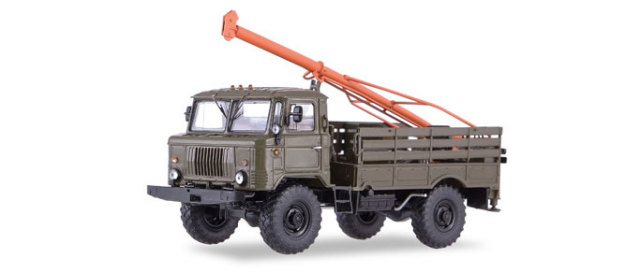 herpa Cars&Trucks 1/43 BM-302 (GAZ-66) 掘削トラック