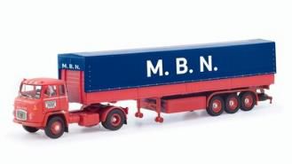 herpa Cars&Trucks 1/87 スカニア LB 76 キャンバスセミトレーラー “M.B.N.”