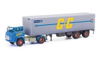 [予約]herpa Cars&Trucks 1/87 スカニア Vabis LB 76 ボックスセミトレーラー “Goedkoop & De Geus”