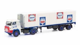 [予約]herpa Cars&Trucks 1/87 スカニア Vabis LB 76 冷蔵ボックスセミトレーラー "Peter John / IGLO"
