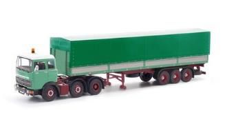 [予約]herpa Cars&Trucks 1/87 メルセデスベンツ LPS 2032 キャンバスセミトレーラー "Posteher"