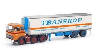 [予約]herpa Cars&Trucks 1/87 メルセデスベンツ LPS 2032 冷蔵ボックスセミトレーラー "Transkop"