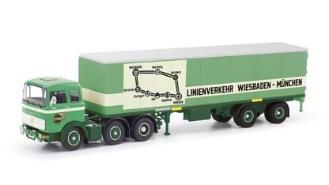 [予約]herpa Cars&Trucks 1/87 メルセデスベンツ LPS 2032 ボックスセミトレーラー "Stiehl"