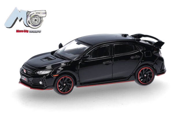 ※受注中止※[予約]herpa Cars&Trucks 1/87 (プラスチック製) MicroCity Honda シビック Type R (2017-2022) ブラック