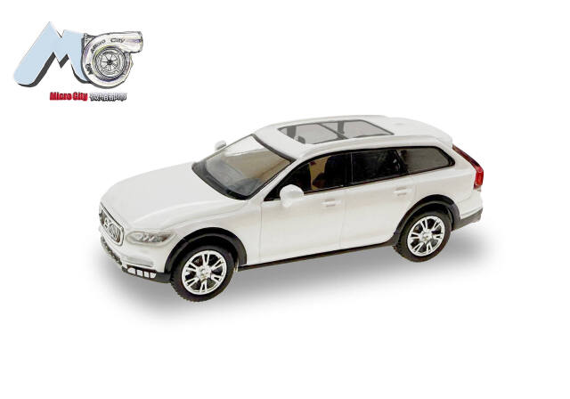 [予約]herpa Cars&Trucks MicroCity 1/87 (プラスチック製) ボルボ V90 ホワイト (2017)
