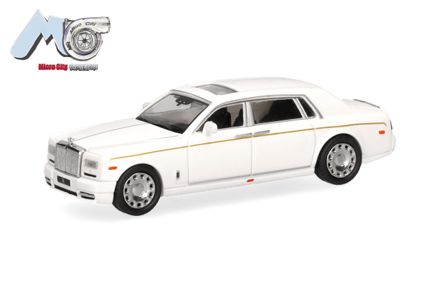 herpa Cars&Trucks  MicroCity  1/87 (プラスチック製) ロールスロイス ファントム  ホワイト