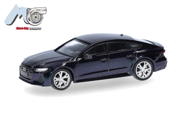 [予約]herpa Cars&Trucks  MicroCity 1/87 (プラスチック製) アウディ RS7 フリップフロップ