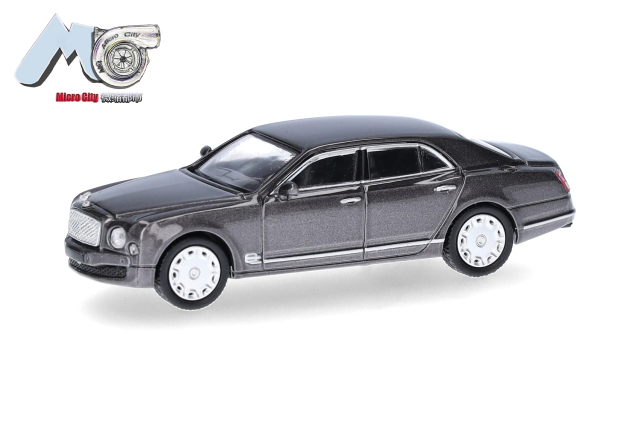 [予約]herpa Cars&Trucks MicroCity 1/87 (プラスチック製) ベントレー ミュルザンヌ グレー