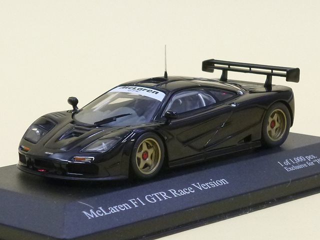 ixo (イクソ) 1/43 マクラーレン F1 GTR レースバージョン ブラック
