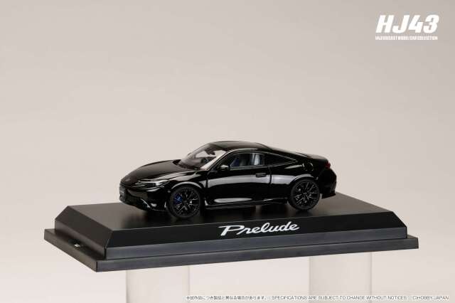 ホビージャパン 1/43 (ダイキャスト製) ホンダ プレリュード 2025 ブラック