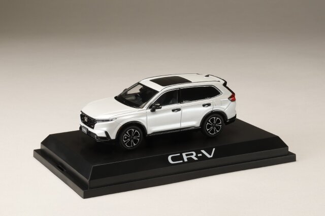 [予約]ホビージャパン 1/43 (ダイキャスト製) Honda CR-V e:HEV RS BLACK EDITION プラチナホワイト・パール