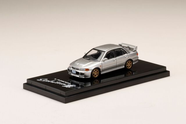 ホビージャパン 1/64 三菱ランサー GSR Evolution III (CE9A) カスタムバージョン クイーンズシルバー