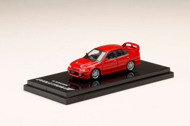 ホビージャパン 1/64 三菱ランサーGSR Evolution IV (CN9A)　パルマーレッド