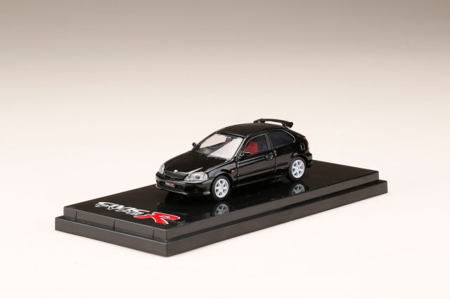 ホビージャパン 1/64 ホンダ CIVIC TYPE R (EK9) カスタムバージョン スターライトブラックパール
