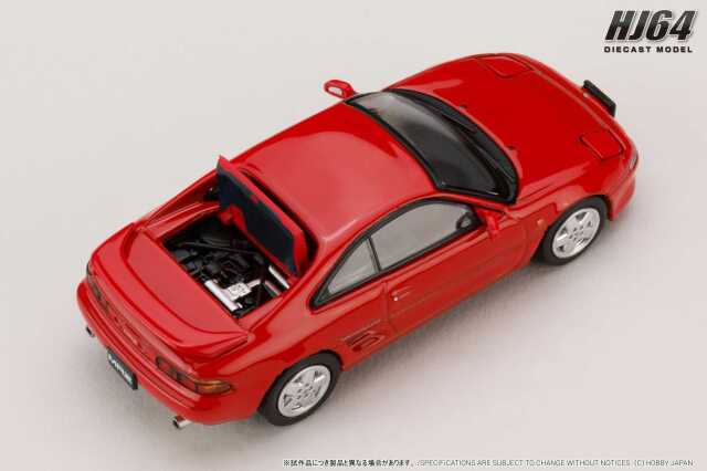 TOYOTA MR2 SW20 GT-S IV型 ミニカー ホビージャパン 1/64 (ダイキャスト製) Toyota MR2 (SW20) GT-S 1996