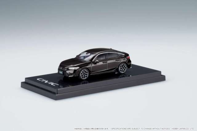 ホビージャパン 1/64 ホンダシビック (FL1) LX クリスタルブラックパール