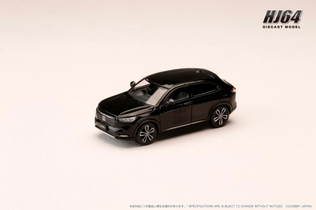 ホビージャパン 1/64 (ダイキャスト製) ホンダ VEZEL e: HEV Z クリスタルブラック・パール