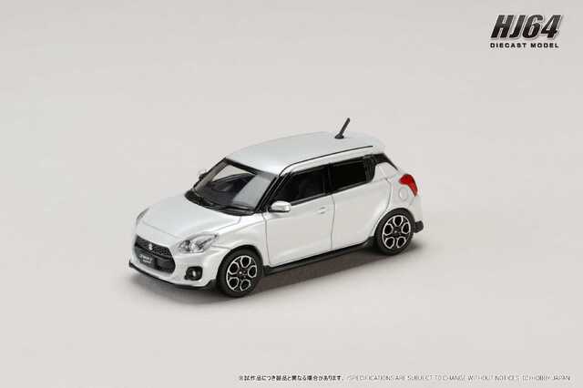 [予約]ホビージャパン 1/64 (ダイキャスト製) スズキ スイフトスポーツ ZC33S ピュアホワイトパール