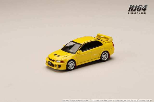 MTECH 三菱 ランサーエボリューションⅦ 1/43 ミニカー 黄 鮮烈