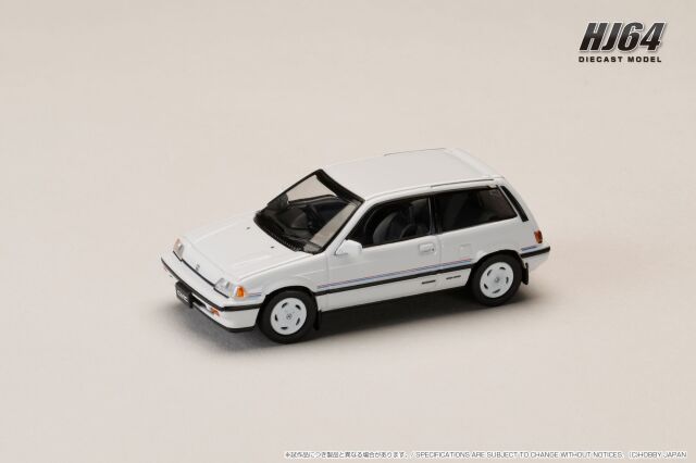 ホビージャパン 1/64 (ダイキャスト製) ホンダ シビック (AT) LATE VERSION / SPECIAL EDITION ホワイト