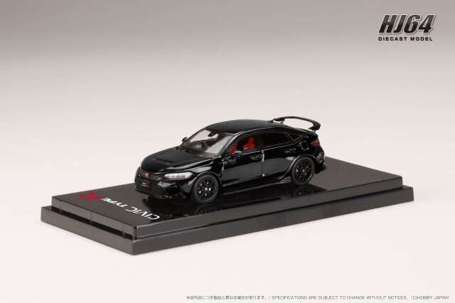 ホビージャパン 1/64 (ダイキャスト製) ホンダ CIVIC Type R (FL5)  クリスタルブラックパール